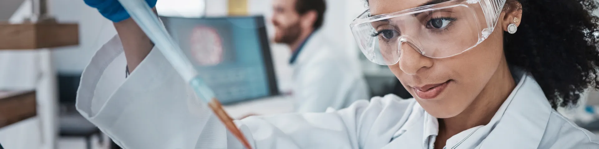 Medical researchers in a lab