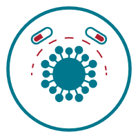 Antimicrobial resistance (AMR) icon