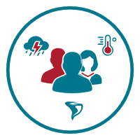 Climate crisis-related infectious diseases icon