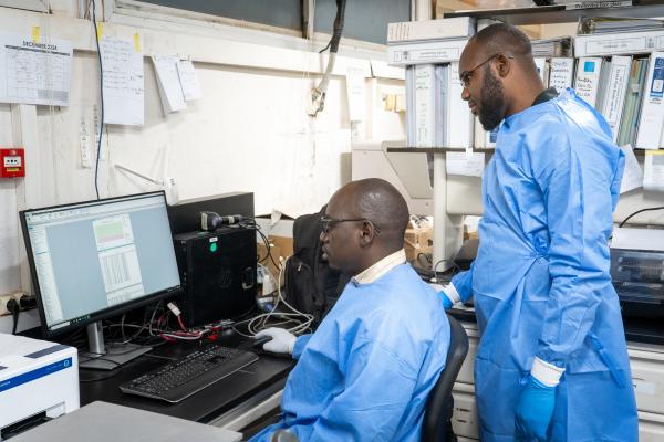 Researchers in Mali