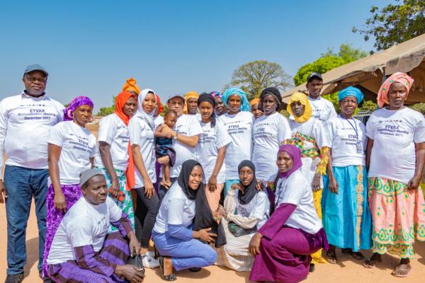 ETVAX vaccine team in The Gambia